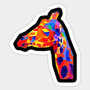 Giraffe portrait Sticker